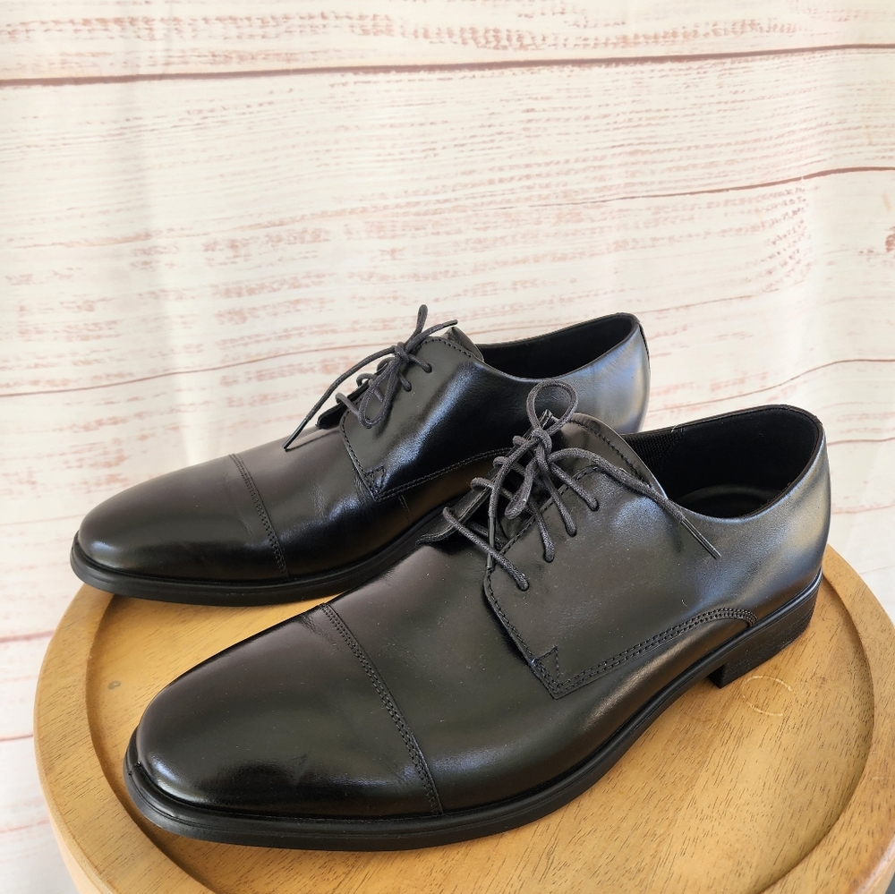 Ecco Mens Melbourne Oxford Cap Toe Dress Shoes